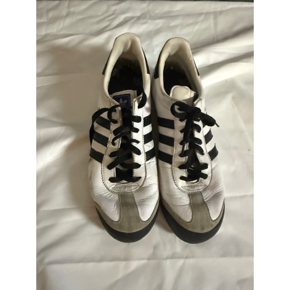 Adidas Samoa White Black Grey Suede Retro Lifestyle‎ Sneakers Leather Low Top